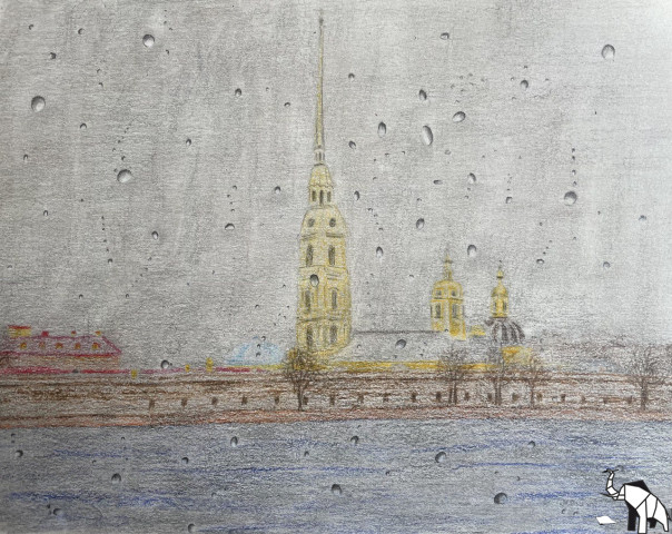 А в Питере дождь