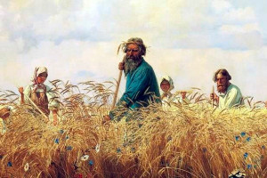 Выкатилось солнце на ладошку неба