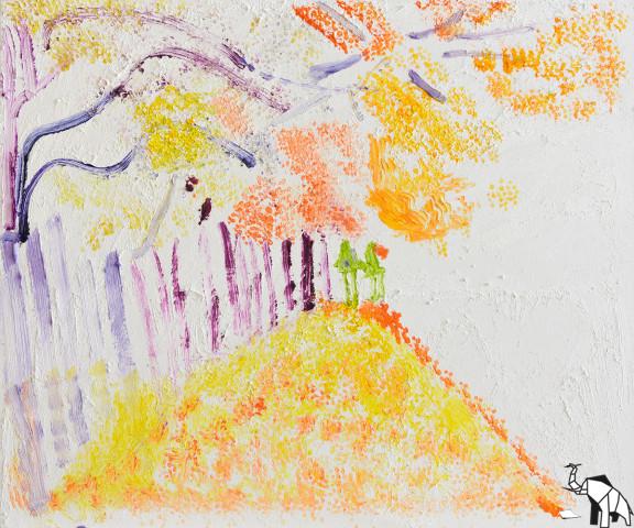 “Das Bild zum Gedicht “Herbstlied” («Иллюстрация к стихотворению «Осенняя песнь») “Das Bild zum Gedicht “Herbstlied” («Иллюстрация к стихотворению «Осенняя песнь»)